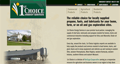 Desktop Screenshot of 1stchoiceenergyservices.com