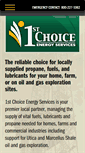 Mobile Screenshot of 1stchoiceenergyservices.com